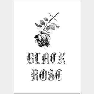 Black Rose Posters and Art